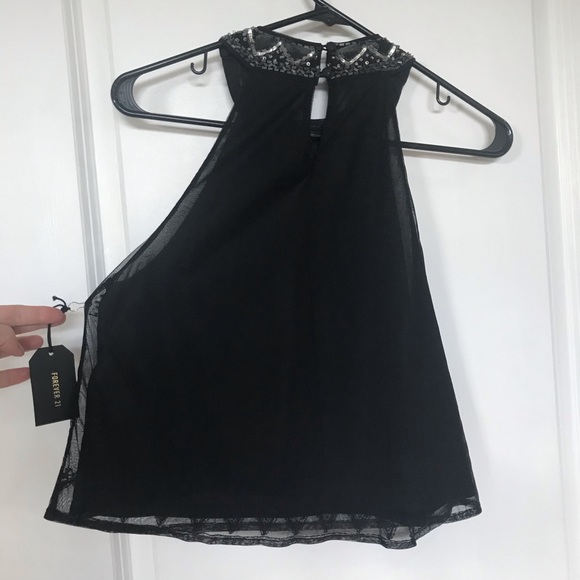 Sequined tank black NWT - Picture 5 of 5